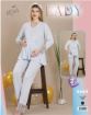 Lady Viskon Kumaş Sabahlıklı Hamile Pijama Takımı - resim 6