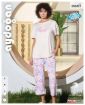 Aydoğan Home Wear Kadın Pembe "Love Always Wins" Baskılı Esnek Viskon Pijama Takımı - resim 2