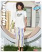 Aydoğan Home Wear Kadın Pembe "Love Always Wins" Baskılı Esnek Viskon Pijama Takımı - resim 6
