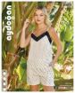 Aydoğan Home Wear Kadın Mor Çiçek Desenli Beyaz Dantel Detaylı %100 Viskon Askılı Bluz ve Şort Pijama Takımı - resim 4