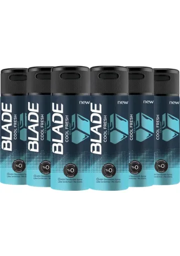 Blade Cool Fresh Erkek Deodorant 6x150ml - resim 1