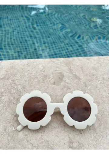 Jolly Kids Uv 400 Korumalı Kız Bebek-Çocuk Güneş Gözlüğü Papatya Model - resim 1