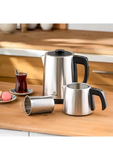 Emsan Bella Gusto Çay Makinesi Inox - resim 1
