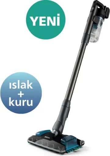 Philips Phılıps 8000 Serisi Aqua Plus Kablosuz Dik Süpürge, 80 dk'ya Kadar Çalışma Süresi, PrecisionPower Başlık, Aqua Plus Başlık - resim 1