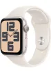 Apple Watch SE GPS, 40 mm Yıldız Işığı Alüminyum Kasa ve Yıldız Işığı Spor Kordon - resim 1