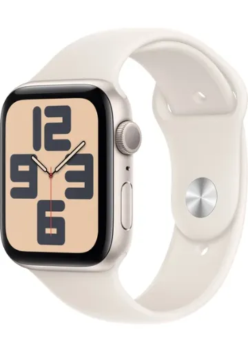 Apple Watch SE GPS, 40 mm Yıldız Işığı Alüminyum Kasa ve Yıldız Işığı Spor Kordon - resim 1