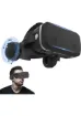 VR SHINECON SCG15E Sanal Gerçeklik Gözlükleri 4.7-7 Inç Cep Telefonları Için Stereo Kulaklıklı - Siyah - resim 5