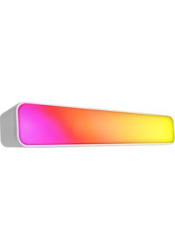 Mikado MD-SBT25 Beyaz Rgb Oyuncu Speaker Soundbar 10WMICROSD Taşınabilir USB Bluetooth Speaker Bluetooth Hoparlör - resim 1
