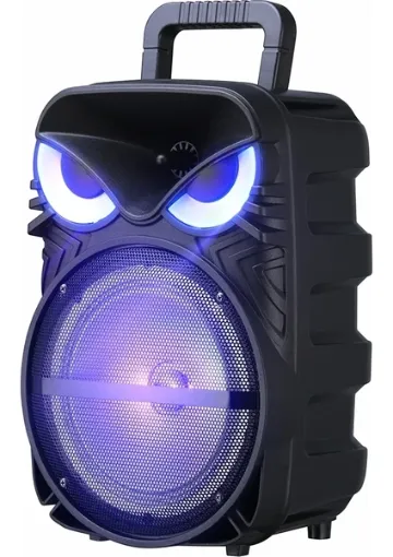 Zore Pk-17 Fm Radyolu Mikrofonlu Rgb Tws 8 Inç Stereo Bass Kablosuz Karaoke Hoparlör