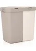 Motek Duo Laundry Çamaşır Sepeti - Bej / Krem - 80 lt - resim 2