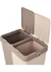 Motek Duo Laundry Çamaşır Sepeti - Bej / Krem - 80 lt - resim 6