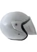 Kask Yarım Motosiklet Kaskı Yüksek Kalite - Beyaz - resim 2