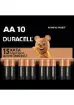 Duracell Alkalin AA Kalem Pil, 1,5 V LR6/MN1500, 10’lu paket - resim 2