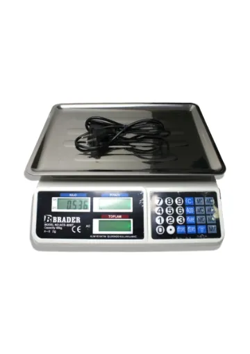 Brader Elektronik Terazi Market Manav Terazi 40 kg - resim 1