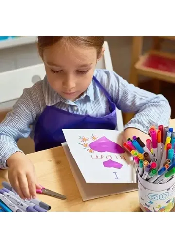 Art Proffesional 36 Lı Çift Taraflı Fırça Uçlu Marker Kalem 0.4 Teknik Uç ve Fırça Uç - resim 1