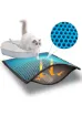 Yıldızhane Elekli Kedi Kumu Paspası 60X45 cm Mavi - resim 2