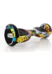 Citymate Elektrikli Kaykay Hoverboard Bluetooth Hoparlörlü 6.5 Inch Akıllı Dengeli - Grafiti Desenli - resim 2