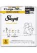 Sleepy Extra Günlük Aktivite Gross Paket Bebek Bezi 6 Numara Xlarge 100 Adet - resim 2