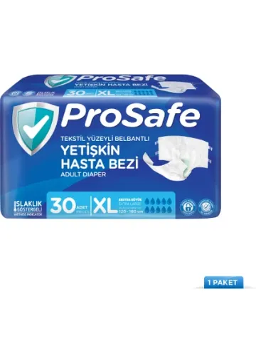 Prosafe Belbantlı Yetişkin Hasta Bezi Prosafe Xlarge 30 LU - resim 1