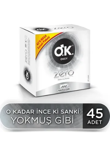 Okey Zero 45'li Prezervatif Avantaj Paketi - resim 1