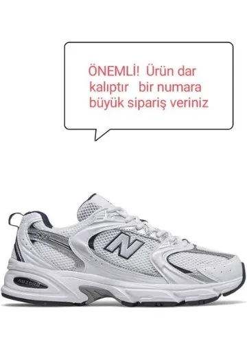 Global Trend New Balance Beyaz 530 Bay Kadın Sneakers Ayakkabı - resim 1