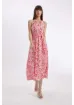DeFacto Halter Yaka Desenli Kolsuz Maxi Elbise D2649AX24HS - resim 1