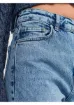 ByCukurovaFrango Leo 90's Dora Mom Fit Kar Yıkama Kadın Kot Pantolon - resim 4