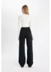 DeFacto 90's Wide Leg Yüksek Bel Uzun Jean Pantolon D4315AX24AU - resim 5