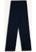 DeFacto Bürümcük Pantolon Lacivert Wide Leg Geniş Bol Paça Esnek Belli C0200AX24AU - resim 7