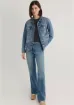 Mavi Karla 90lar İndigo Mavisi Jean Ceket 110154-30868 - resim 2