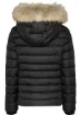 Tommy Hilfiger Kadın / Kız Marka Logolu Kapüşonlu Şık Görünümlü Full Fermuarlı Günlük Kullanıma Uygun Siyah Mont DW0DW18312-BDS 5,0 2 Değerlendirme - resim 3