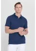 Altınyıldız Classics AC&Co / Altınyıldız Classics Erkek Çekmeyen Pamuklu Kumaş Slim Fit Dar Kesim Lacivert Kıvrılmaz Polo Yaka Tişört 4,6 25609 Değerlendirme - resim 4