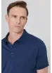 Altınyıldız Classics AC&Co / Altınyıldız Classics Erkek Çekmeyen Pamuklu Kumaş Slim Fit Dar Kesim Lacivert Kıvrılmaz Polo Yaka Tişört 4,6 25609 Değerlendirme - resim 6