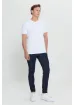 Altınyıldız Classics Erkek Beyaz %100 Pamuk Slim Fit Dar Kesim Bisiklet Yaka Tişört - resim 5