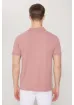 Altınyıldız Classics ALTINYILDIZ CLASSICS Erkek Gül Kurusu %100 Pamuk Kıvrılmaz Polo Yaka Slim Fit Dar Kesim Tişört - resim 7
