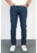 Hlt Jeans Erkek Okyanus Mavisi Regular Fit Boru Paça Esnek Likralı Denim Jeans Kot Pantolon HLTHE001976 - resim 1