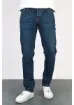 Hlt Jeans Erkek Okyanus Mavisi Regular Fit Boru Paça Esnek Likralı Denim Jeans Kot Pantolon HLTHE001976 - resim 2