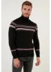 Buratti Desenli Yün Karışımlı Regular Fit Balıkçı Yaka Kışlık Kazak Erkek Kazak 6341010 - resim 2