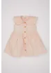 DeFacto Kız Bebek Kolsuz Poplin Elbise C2412A524SM - resim 1
