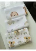 Ft Baby Collection Pamuk Müslin Bebek Battaniyesi 3'Lü Set Müslın Örtü 80 x 90 Cm - resim 2