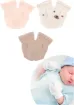 Bross Bebek 3lü Pamuklu Ayıcıklı Eldiven ONL-02622 - resim 1